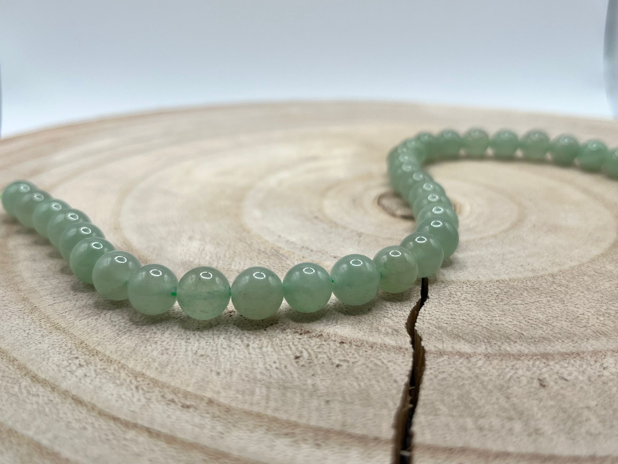 bracelet en aventurine verte