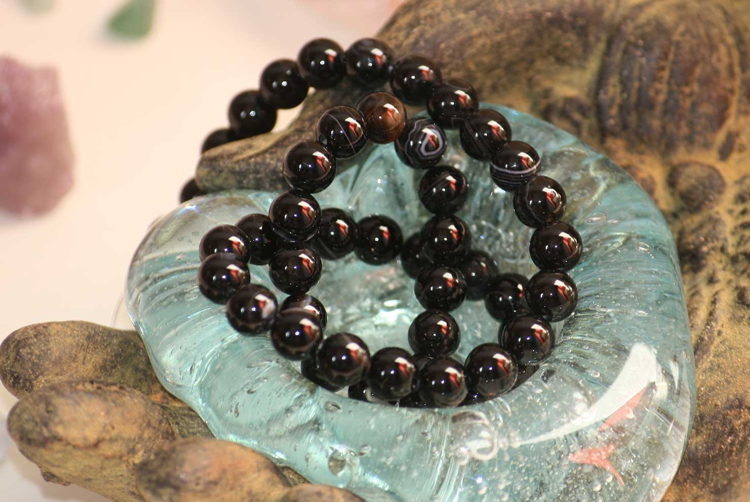 bracelet en onyx