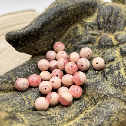 bracelet en rhodochrosite