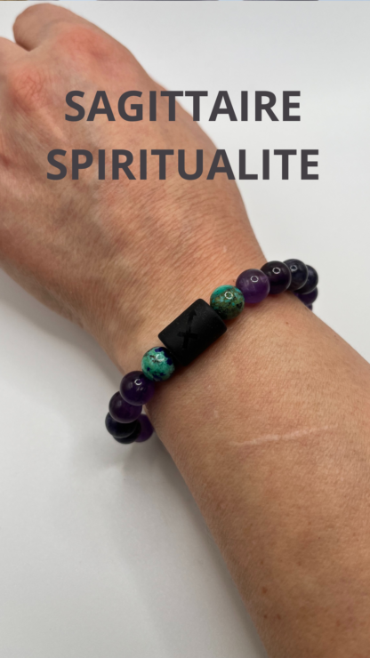 pack "thème astral + bracelet" pour le sagittaire