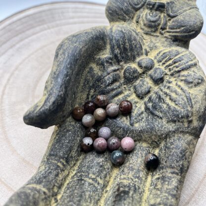 bracelet en tourmaline rose