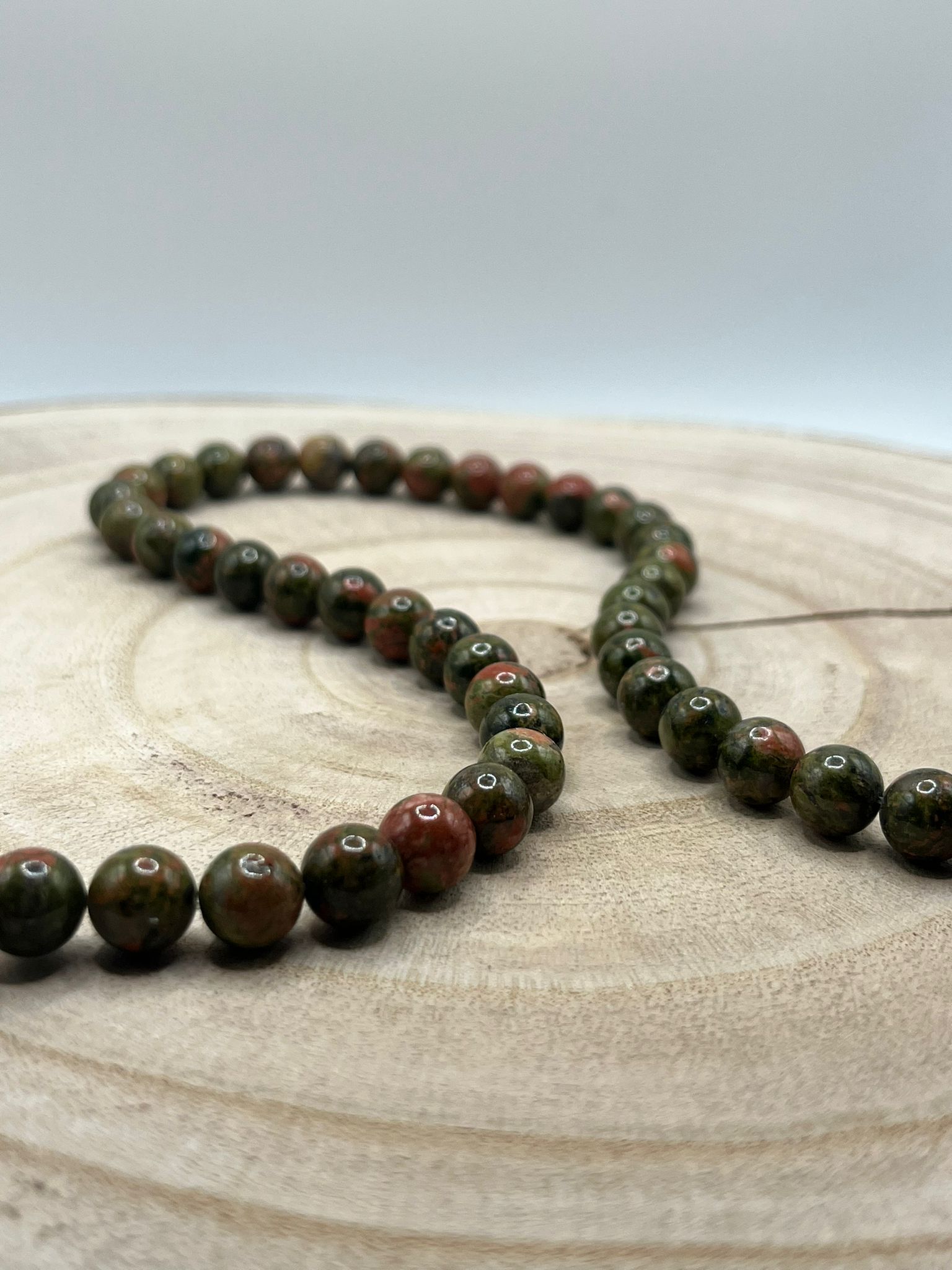 bracelet en unakite