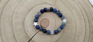 bracelet aventurine bleue