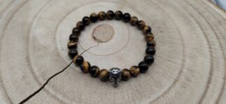 bracelet "protection" tête de tigre