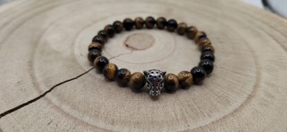 bracelet "protection" tête de tigre