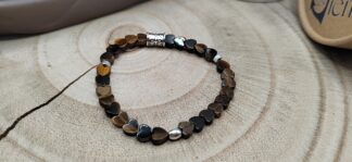 bracelet "coeur de tigre" oeil de tigre