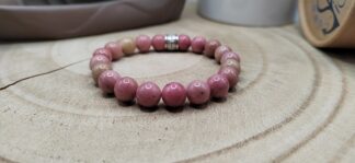 bracelet "renouveau" rhodonite